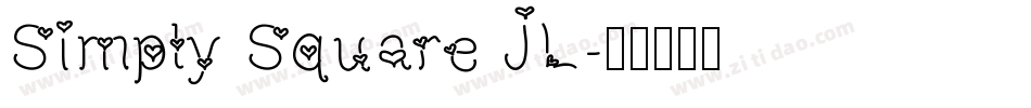Simply Square JL字体转换